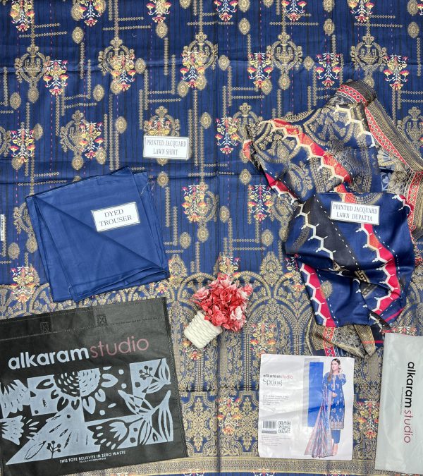 Alkaram Studio 3 Pieces, Unstitched Suits Casual Wear