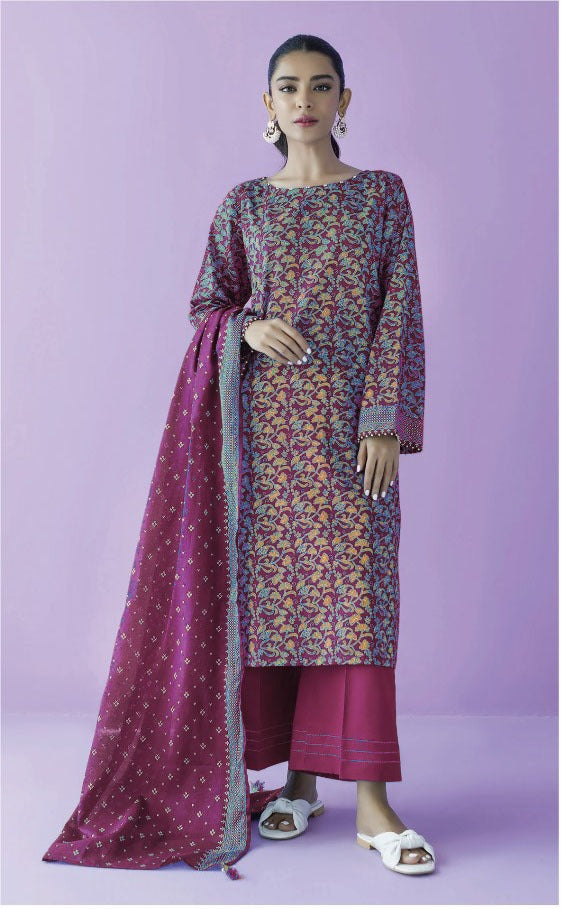 Unstitched Collection 3 Pieces Casual Wear